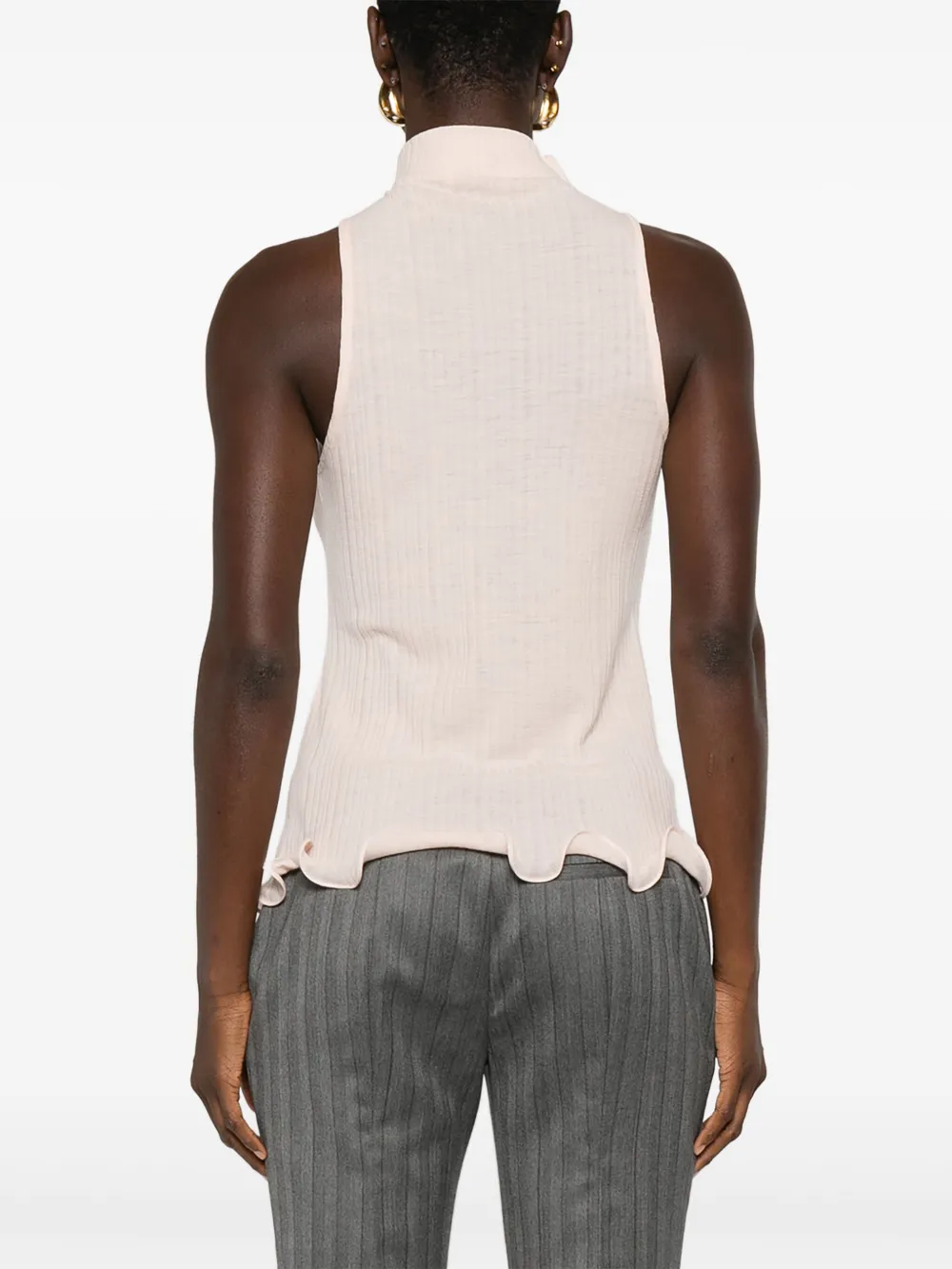 FENDI Top met col Roze