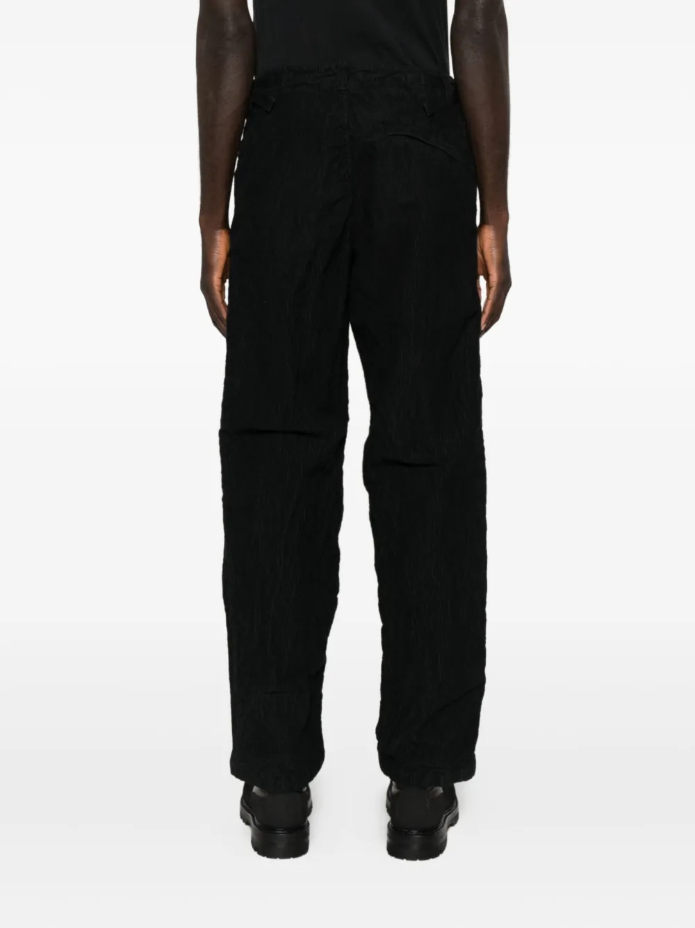 Stone Island Cargo broek met logopatch Zwart