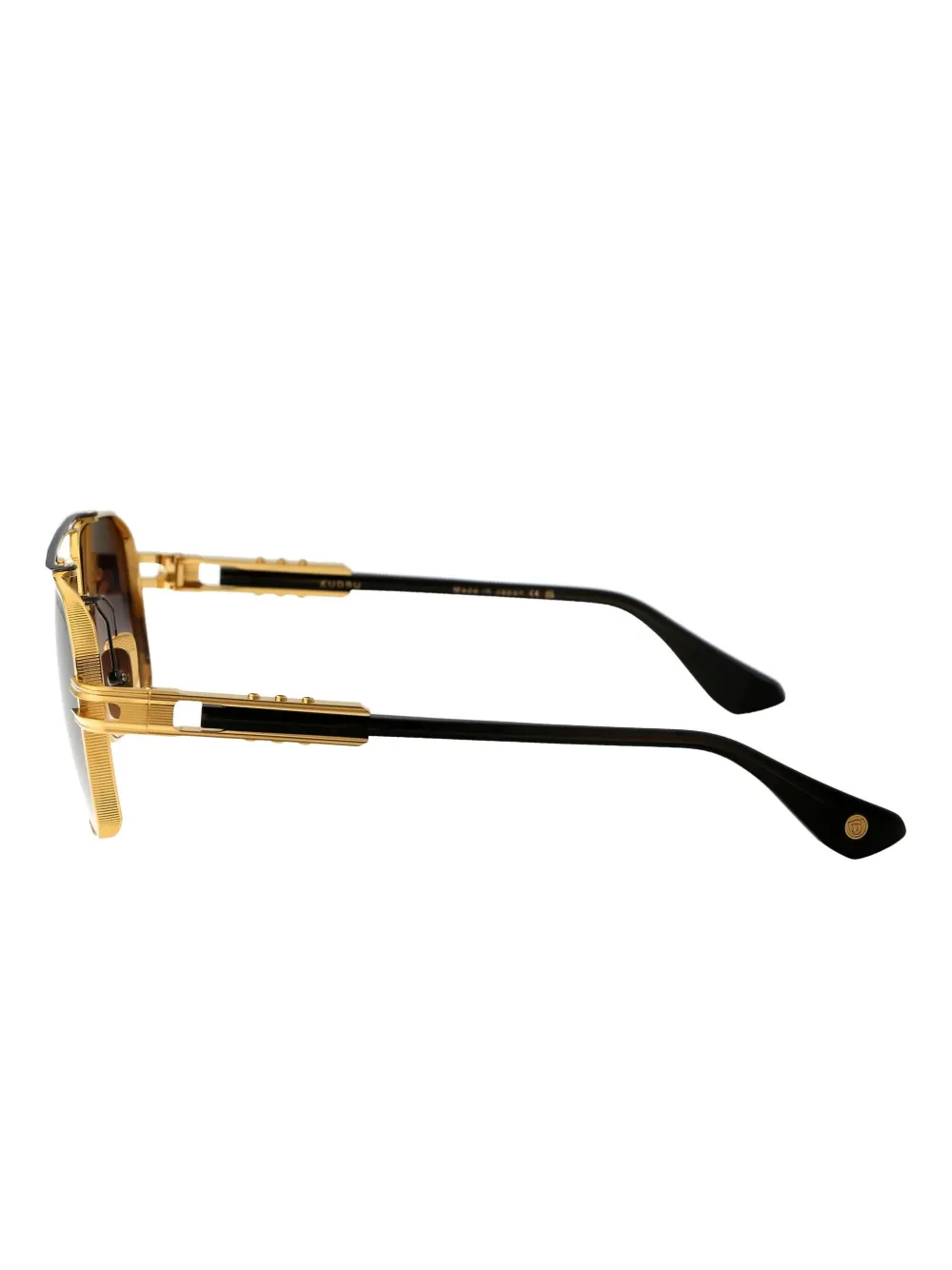 Dita Eyewear Zonnebril met vierkant montuur Geel