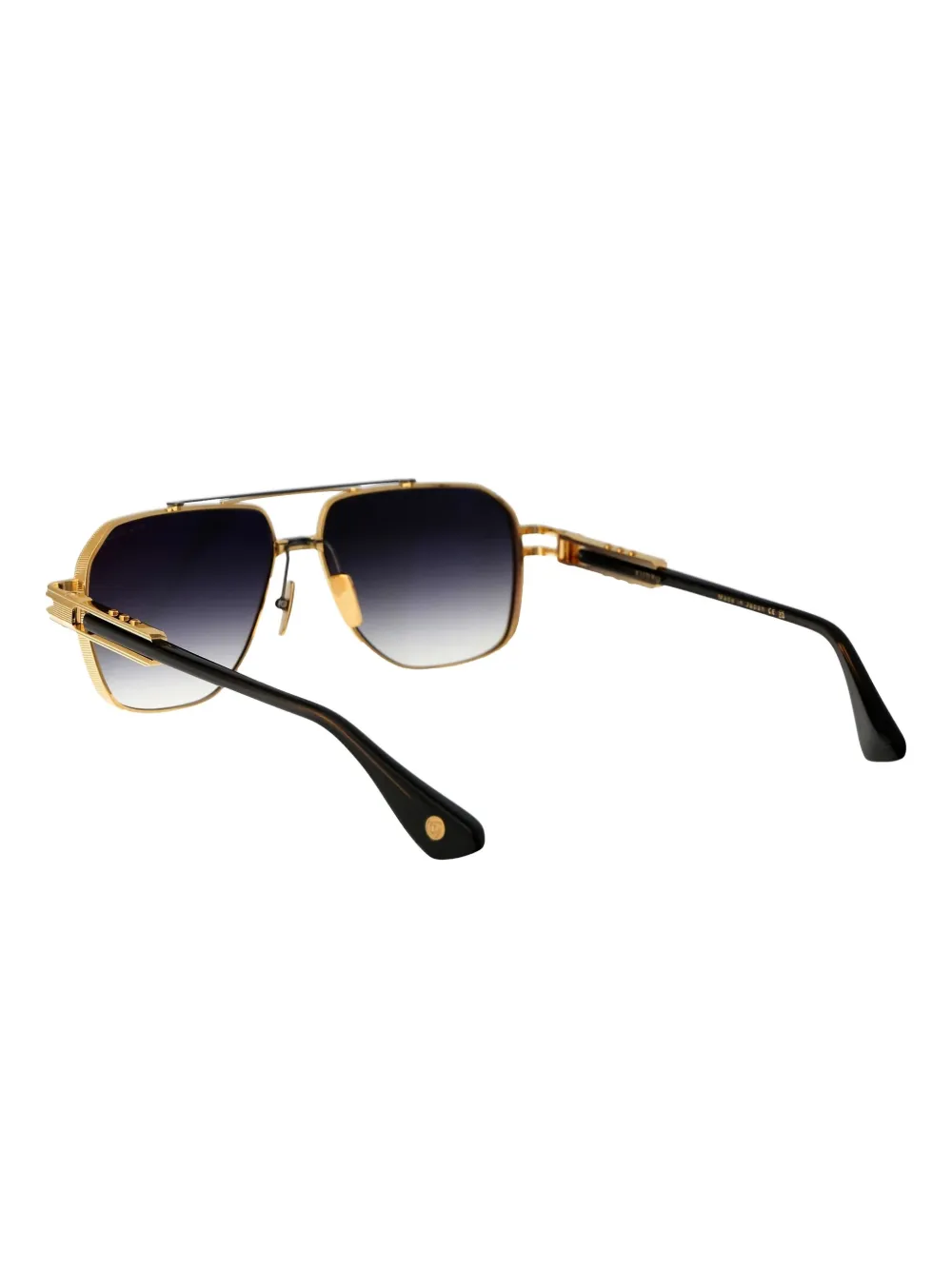 Dita Eyewear Zonnebril met vierkant montuur Geel