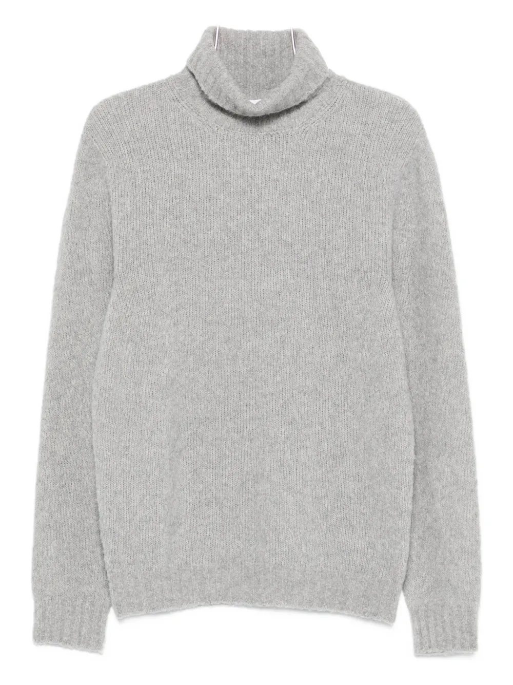 turtleneck ribbed sweater