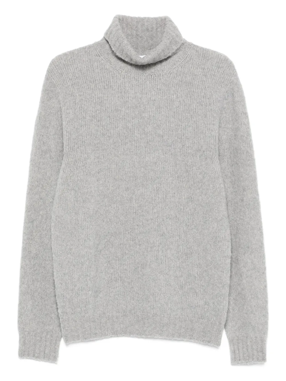 turtleneck ribbed sweater
