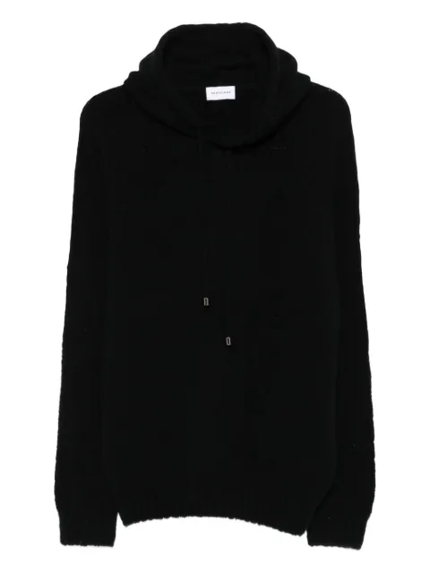 SCAGLIONE hooded ribbed sweater