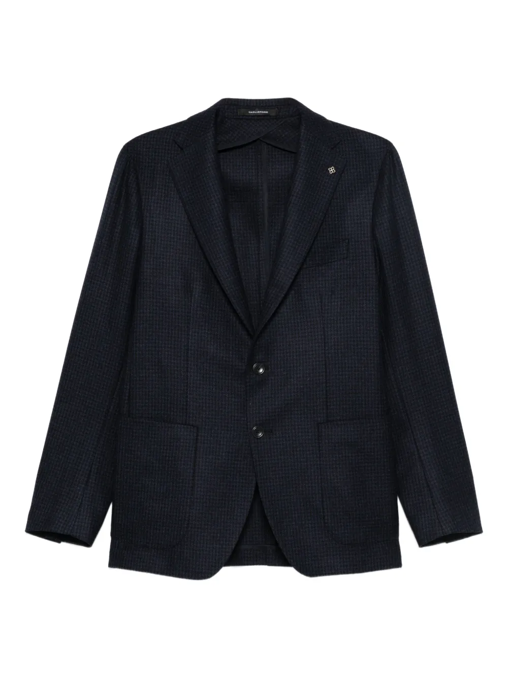 Tagliatore houndstooth wool jacket | Blue | Image 1