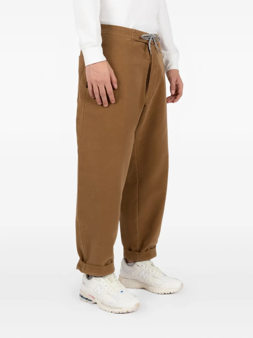 Société Anonyme Hakuba Drawstring Trousers In Brown