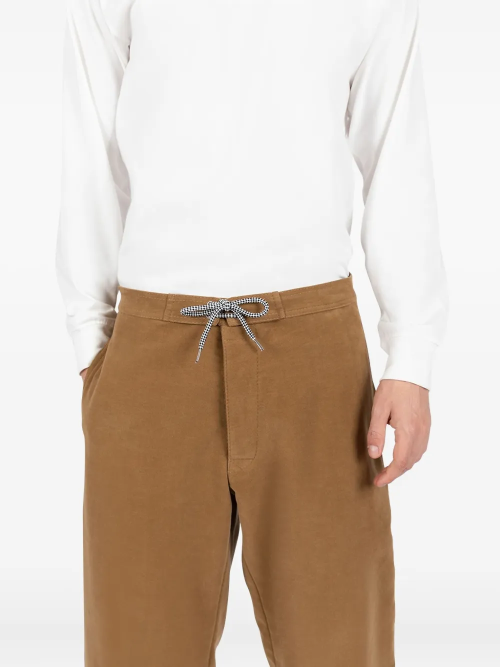 Société Anonyme Hakuba Drawstring Trousers In Brown