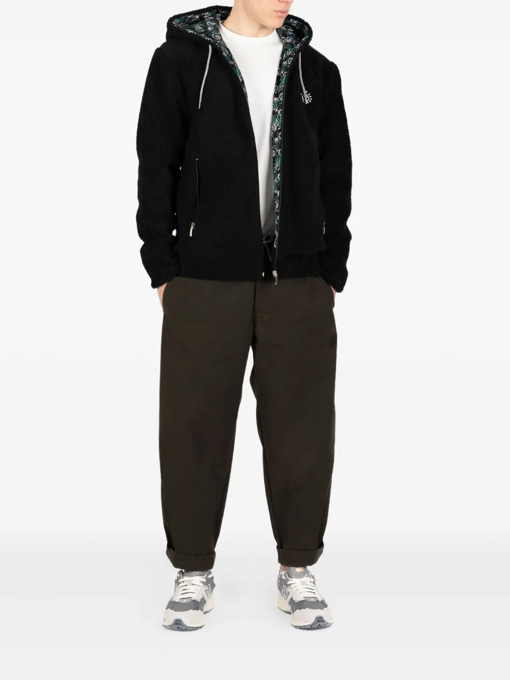 Société Anonyme Hakuba Embroidered Trousers In Brown