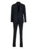 Lardini wool-silk blend single-breasted suit - Blue