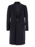 Lardini single-breasted wool coat - Blue