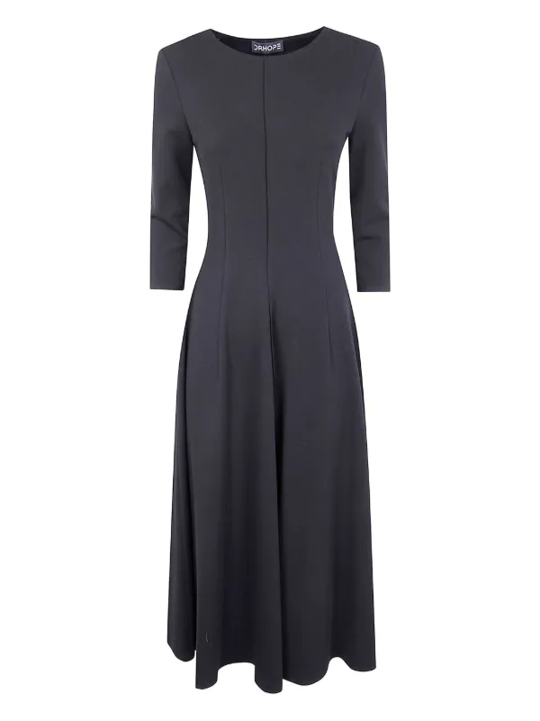 black shift dress sleeves RUMIA Shift Dress for Women V Neck Ruffle Sleeve Office Work Casual Dress  Black S at Amazon Women's Clothing store main image 1