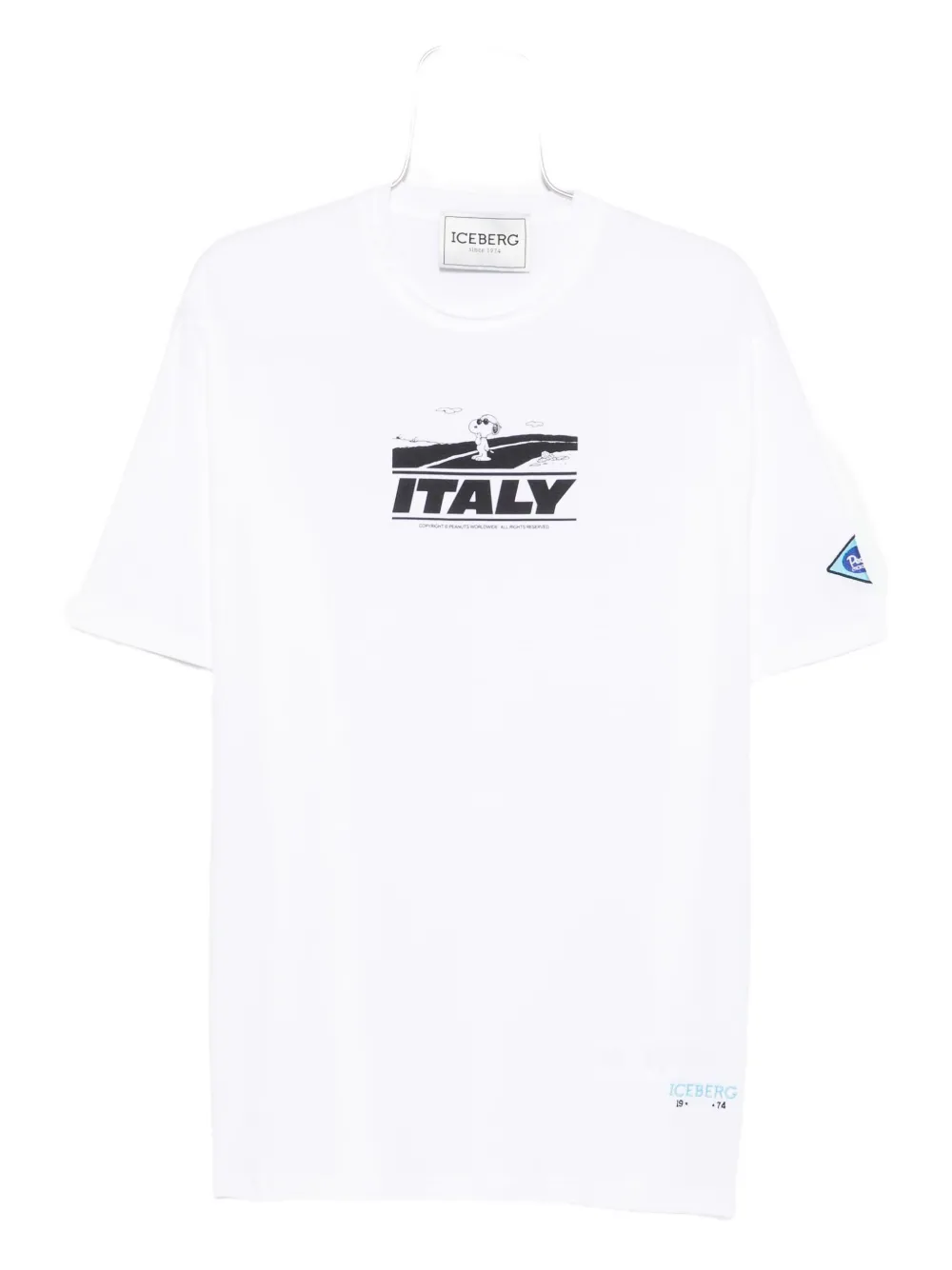 Iceberg Graphic-print Cotton T-shirt In White