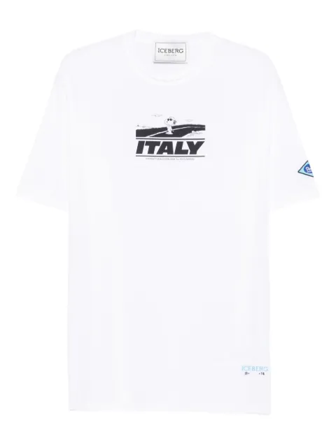 Iceberg graphic-print cotton T-shirt