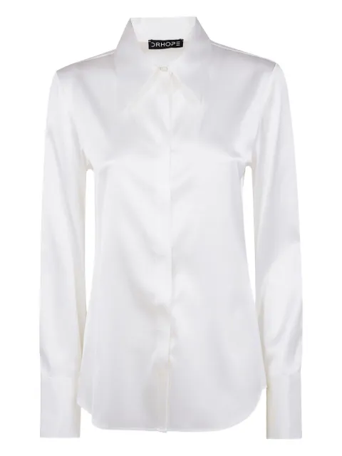 DRHOPE long-sleeve collared shirt