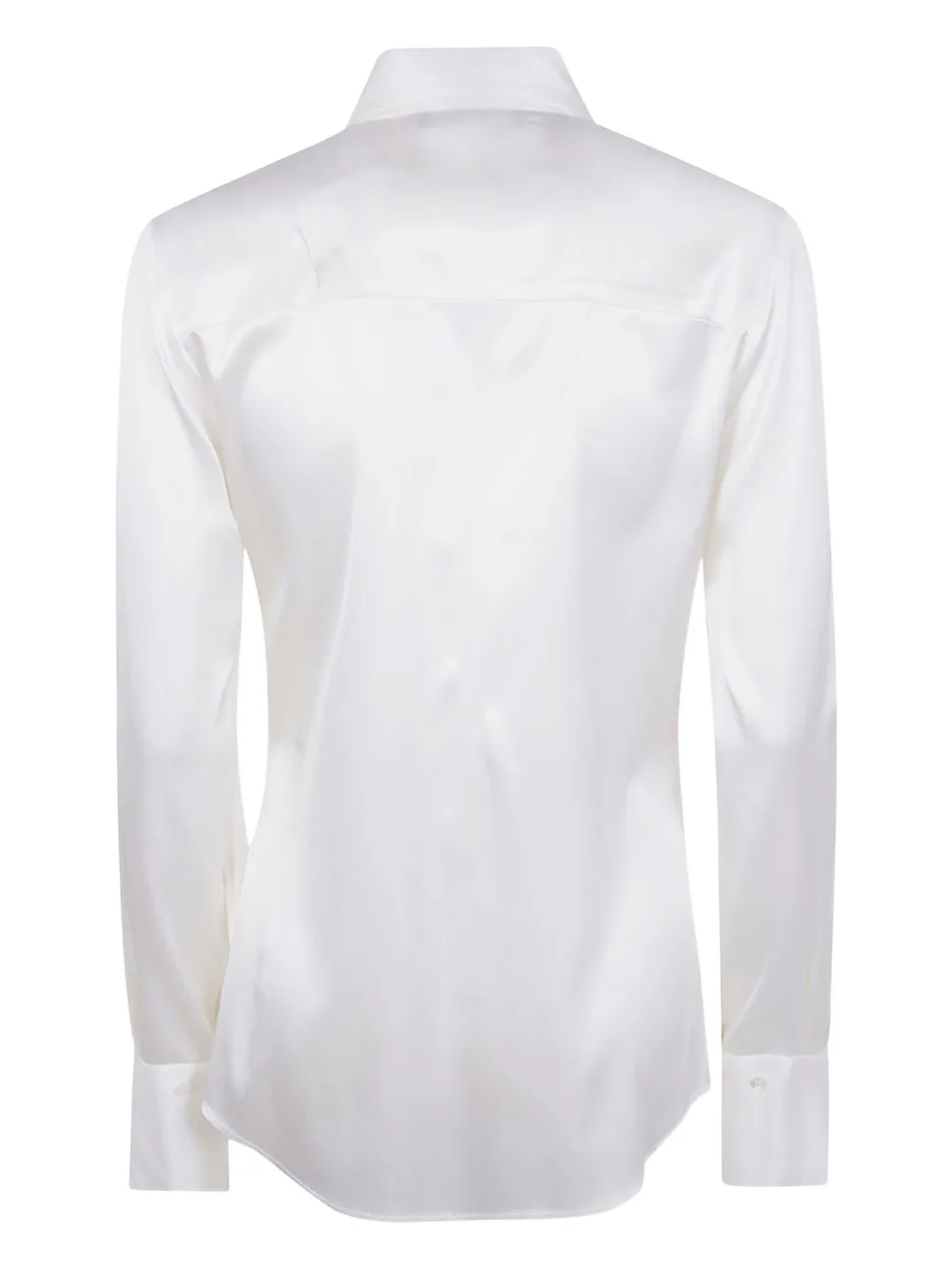 DRHOPE long-sleeve collared shirt - Wit
