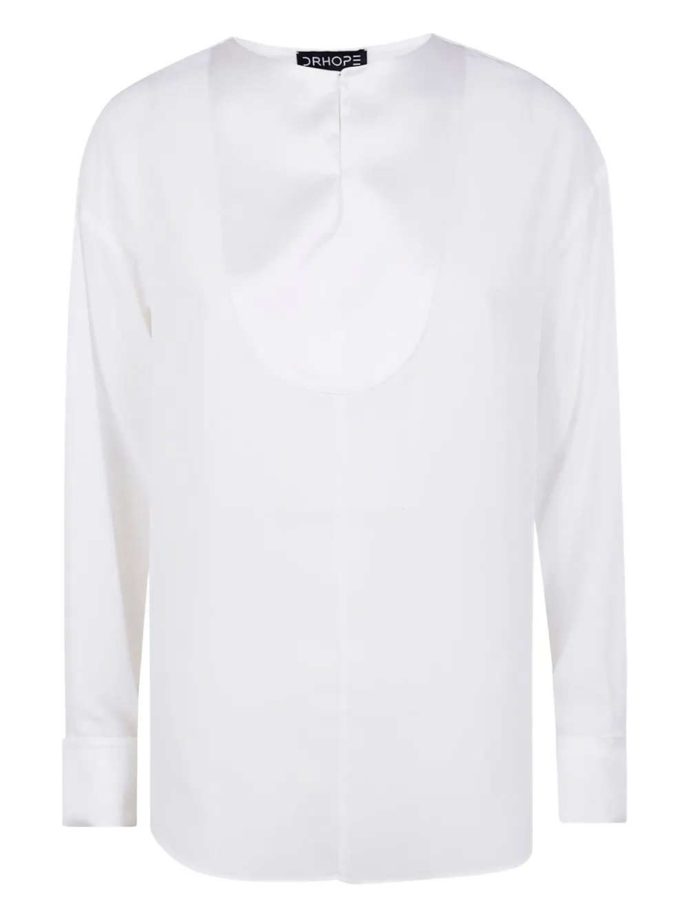 DRHOPE satin shirt | White | Image 1