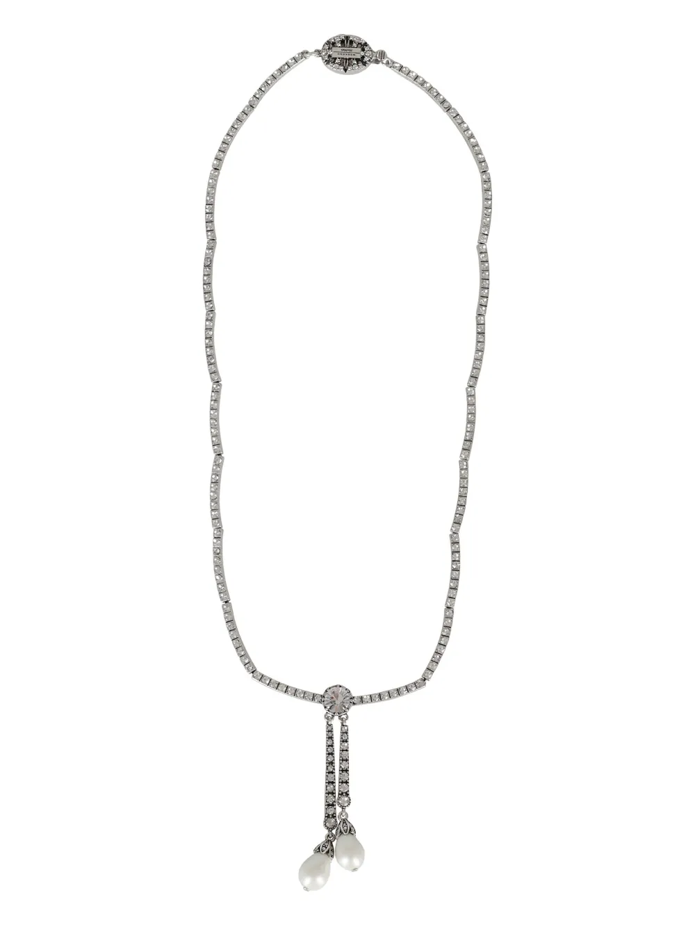 Weekend Max Mara Duda Embellished Necklace In Silver