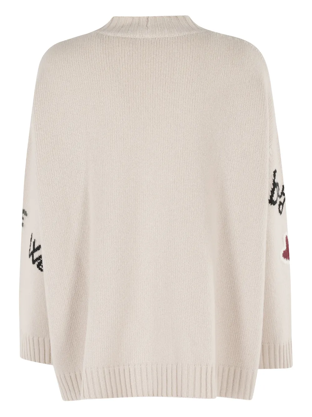 Weekend Max Mara Sleeveless V-neckline Graphic Design Long Sleeves In Neutral