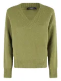 Weekend Max Mara V-neck wool sweater - Green