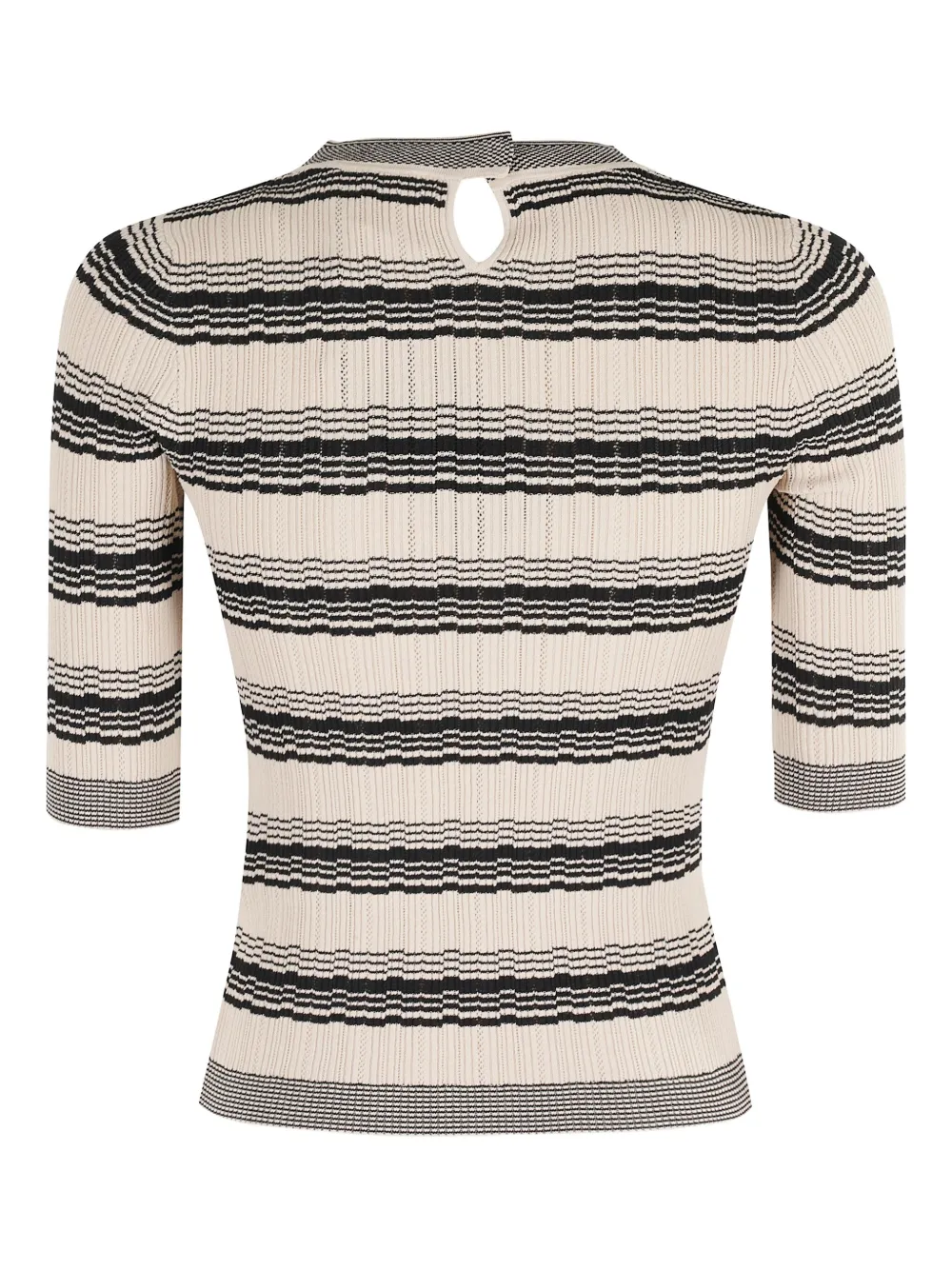 Weekend Max Mara Striped T-shirt In Neutral