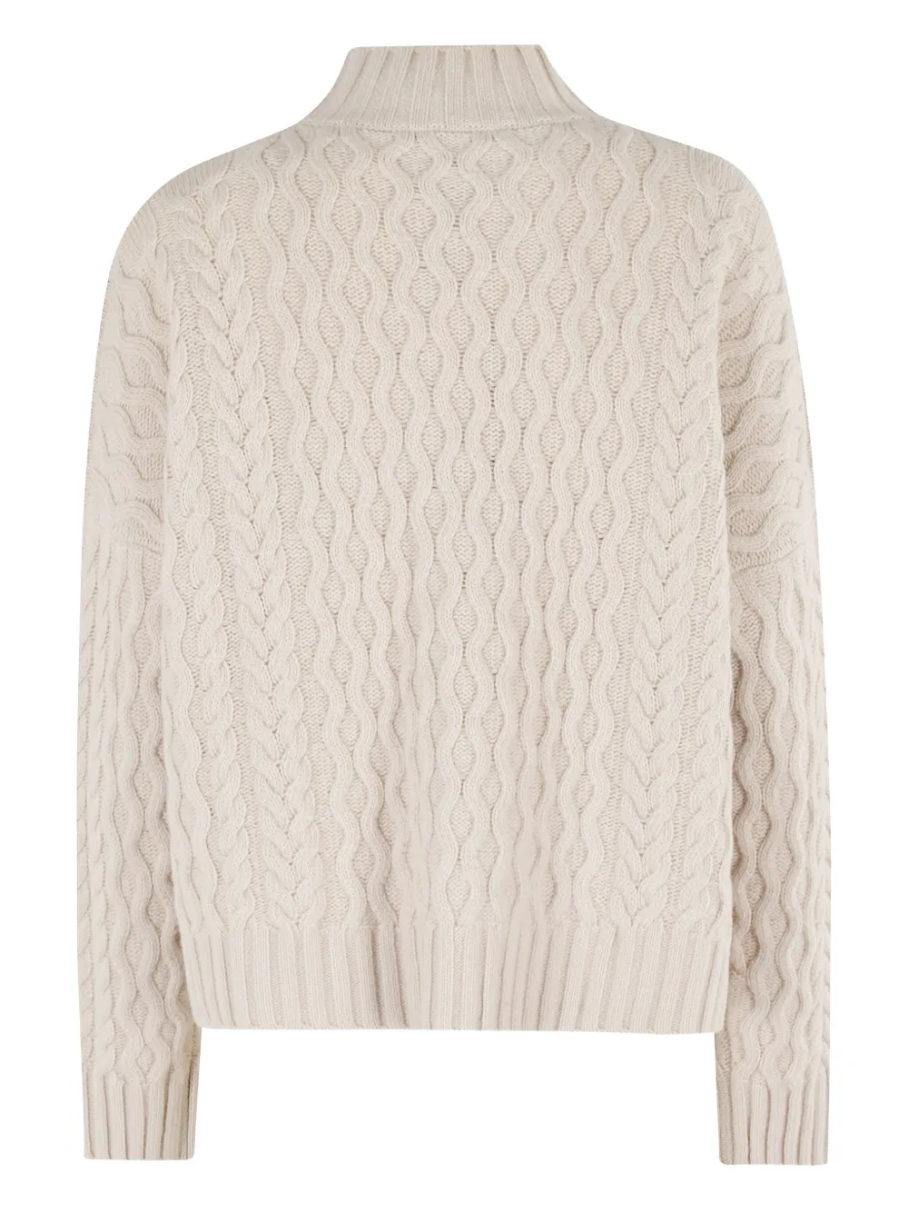 Weekend Max Mara cable-knit high-neck sweater | Knitted Sweaters | Image 2