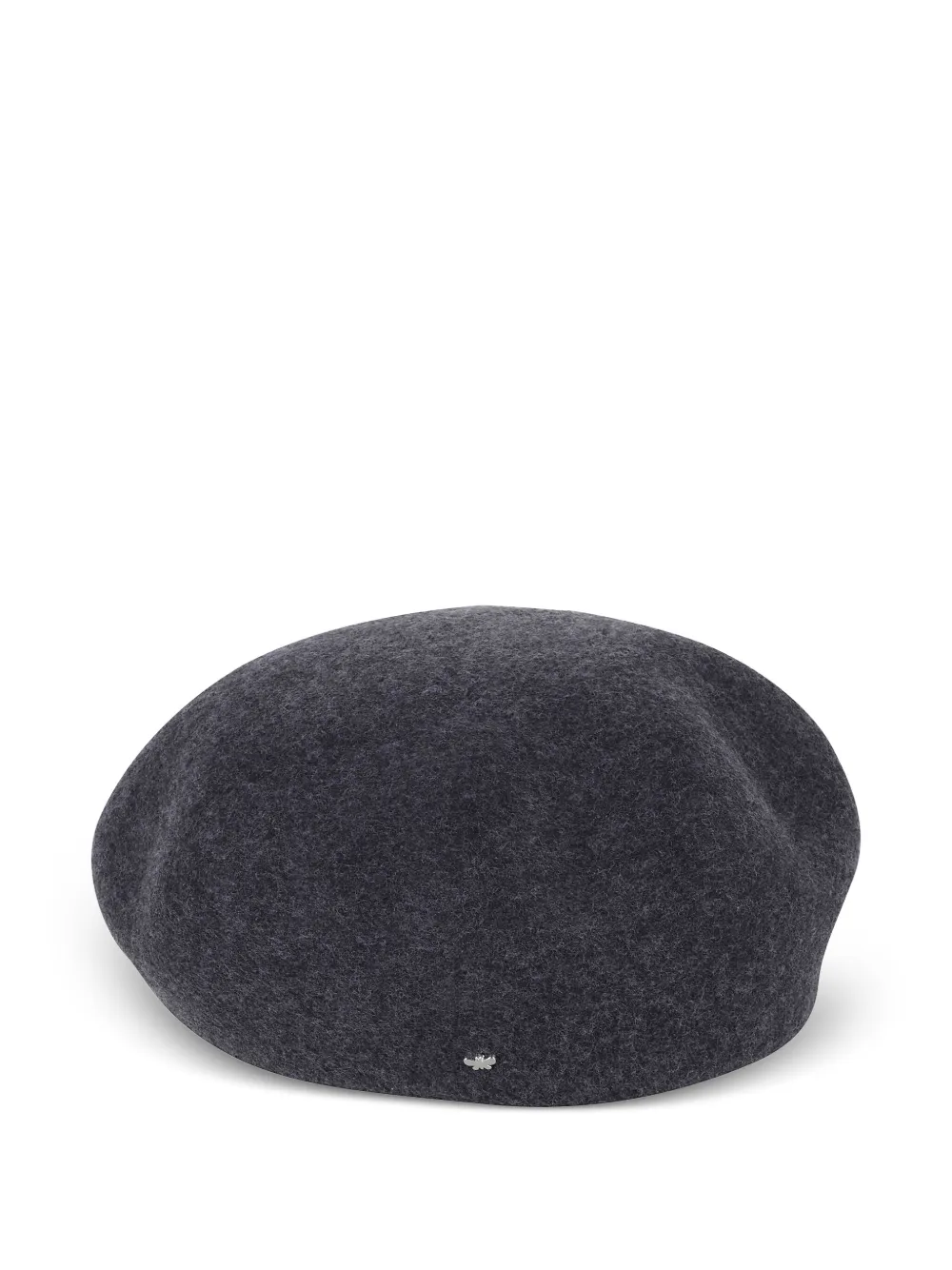 Weekend Max Mara logo-detail wool beret | Grey | Image 1