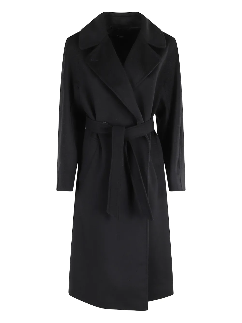 Weekend Max Mara Resin jas met ceintuur Zwart