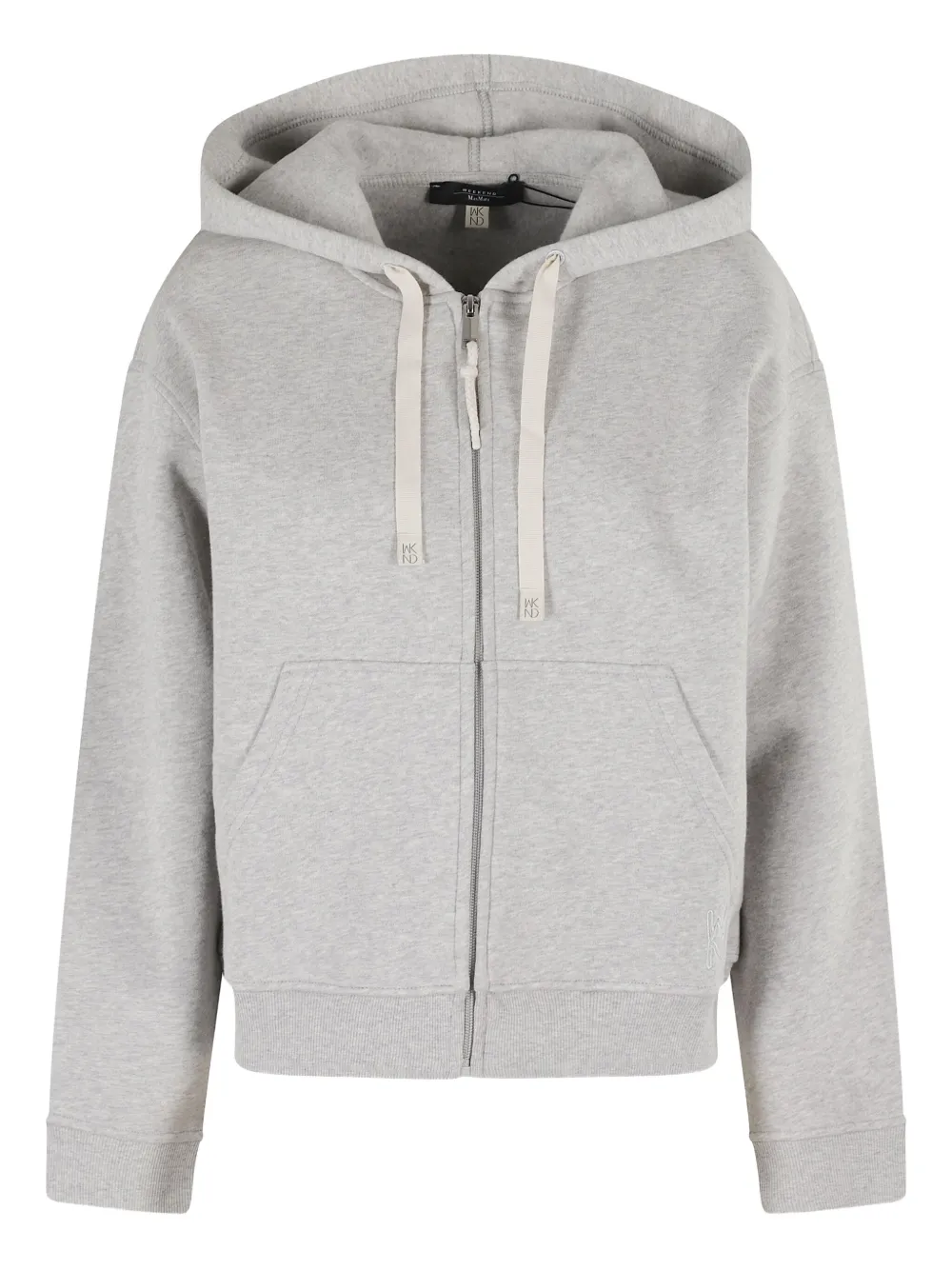 Weekend Max Mara zip-up hoodie | Grey | Image 1