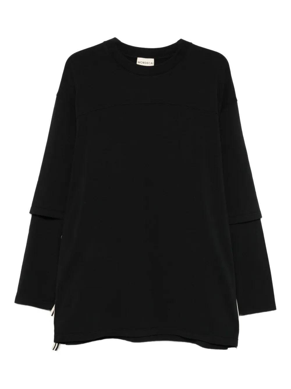 MORDECAI double-layered T-shirt | Black | Image 1