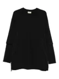 MORDECAI double-layered T-shirt - Black