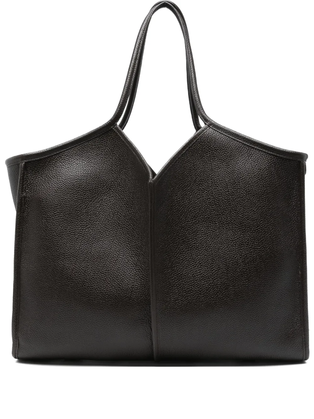large leather tote bag