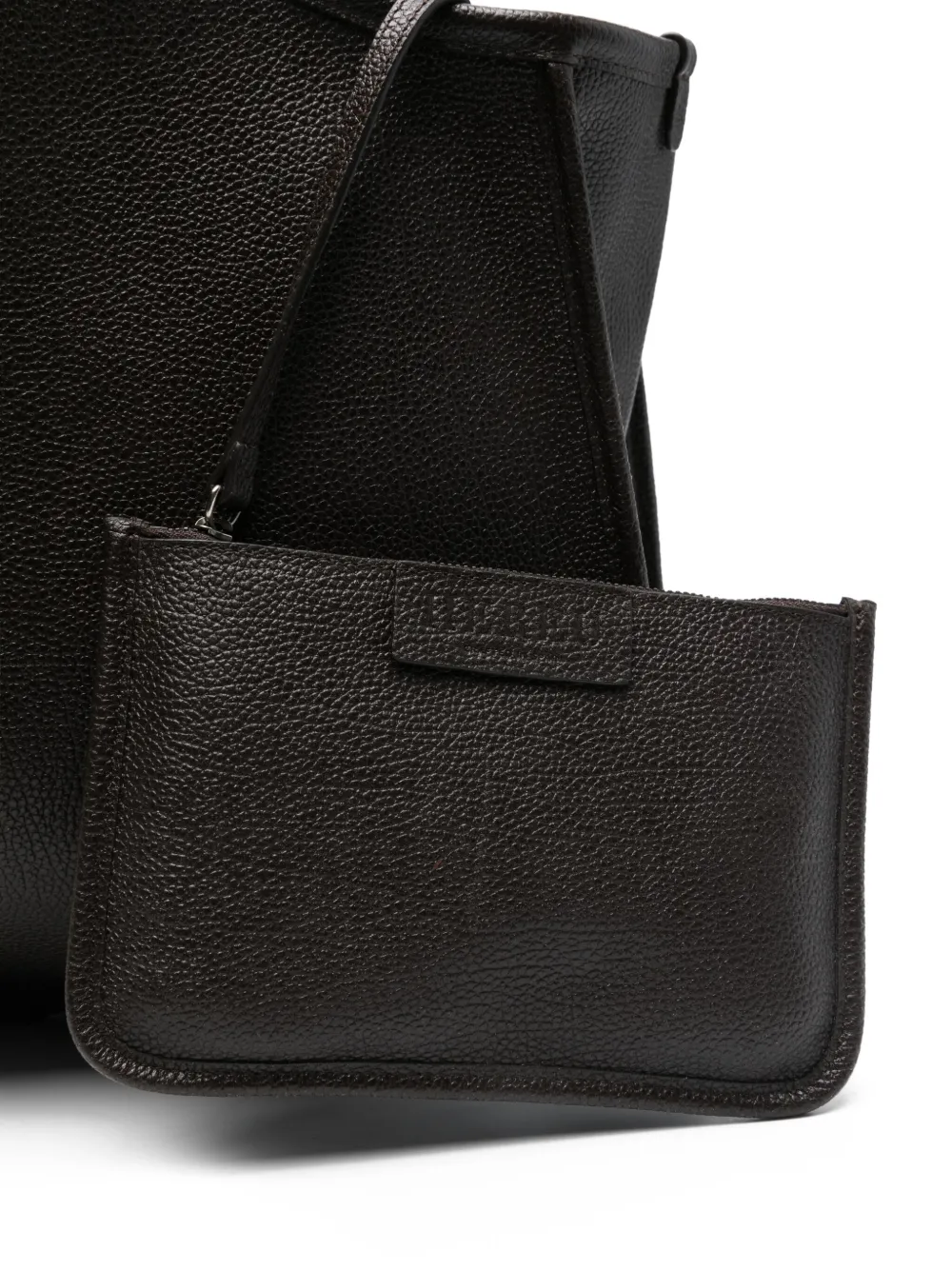 Hereu Leren shopper Bruin