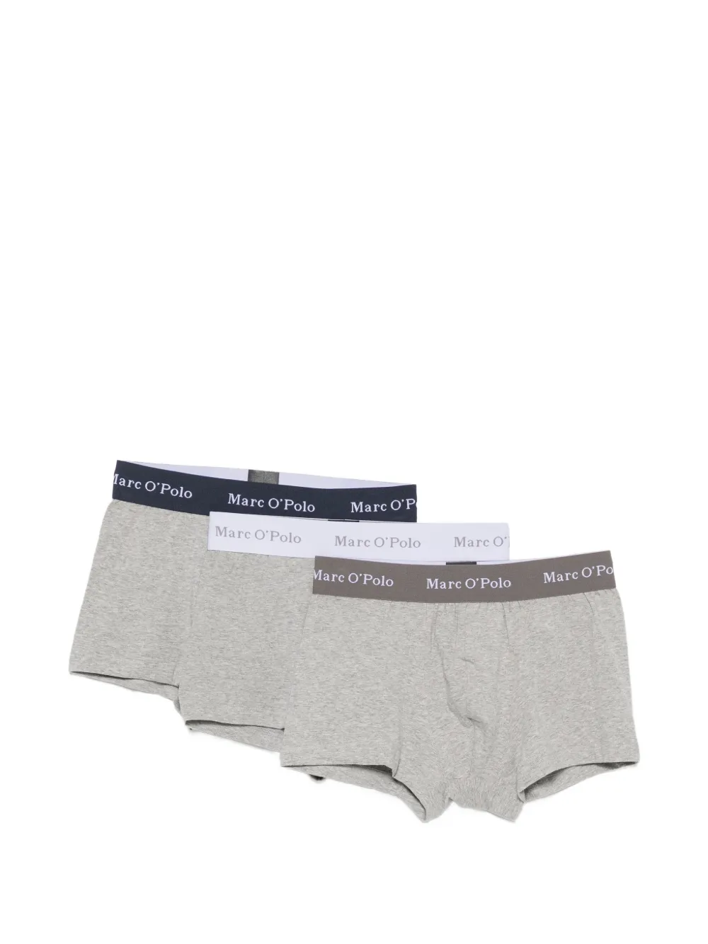 Marc O'Polo lot de trois boxers à taille logo - Gris Marc O'Polo lot de trois boxers à taille logo - Gris