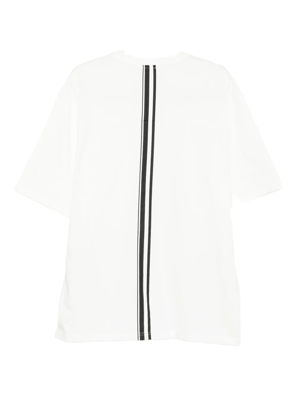 MORDECAI stripe-detail T-shirt - Wit