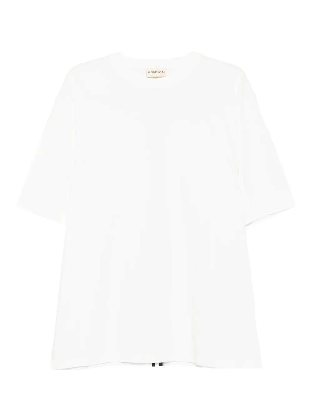 MORDECAI stripe-detail T-shirt | White | Image 1