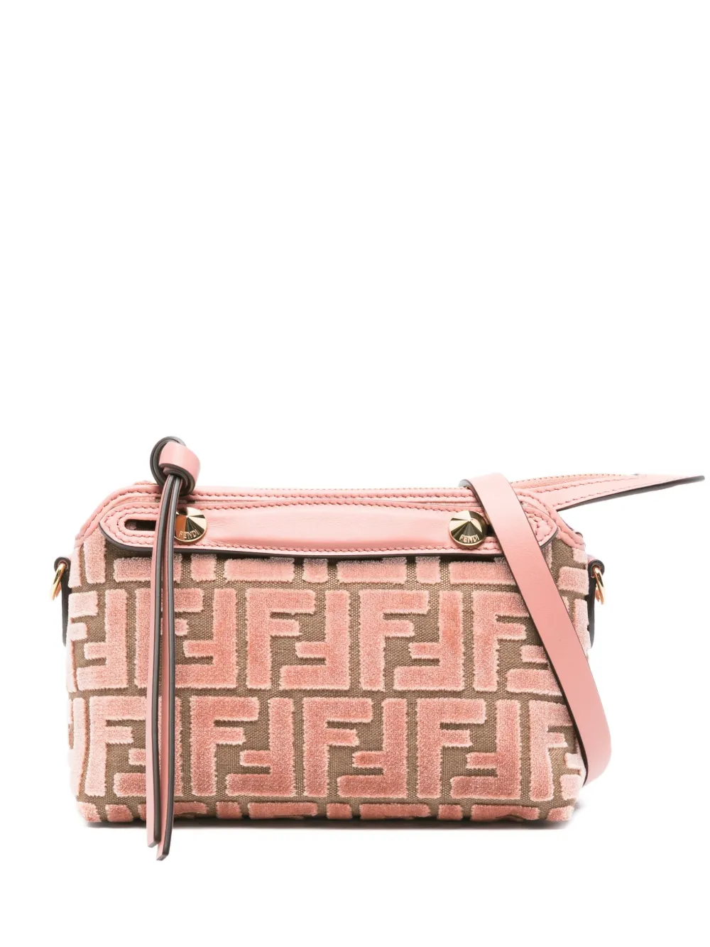 Fendi Mini By The Way Soft Shoulder Bag In Pink