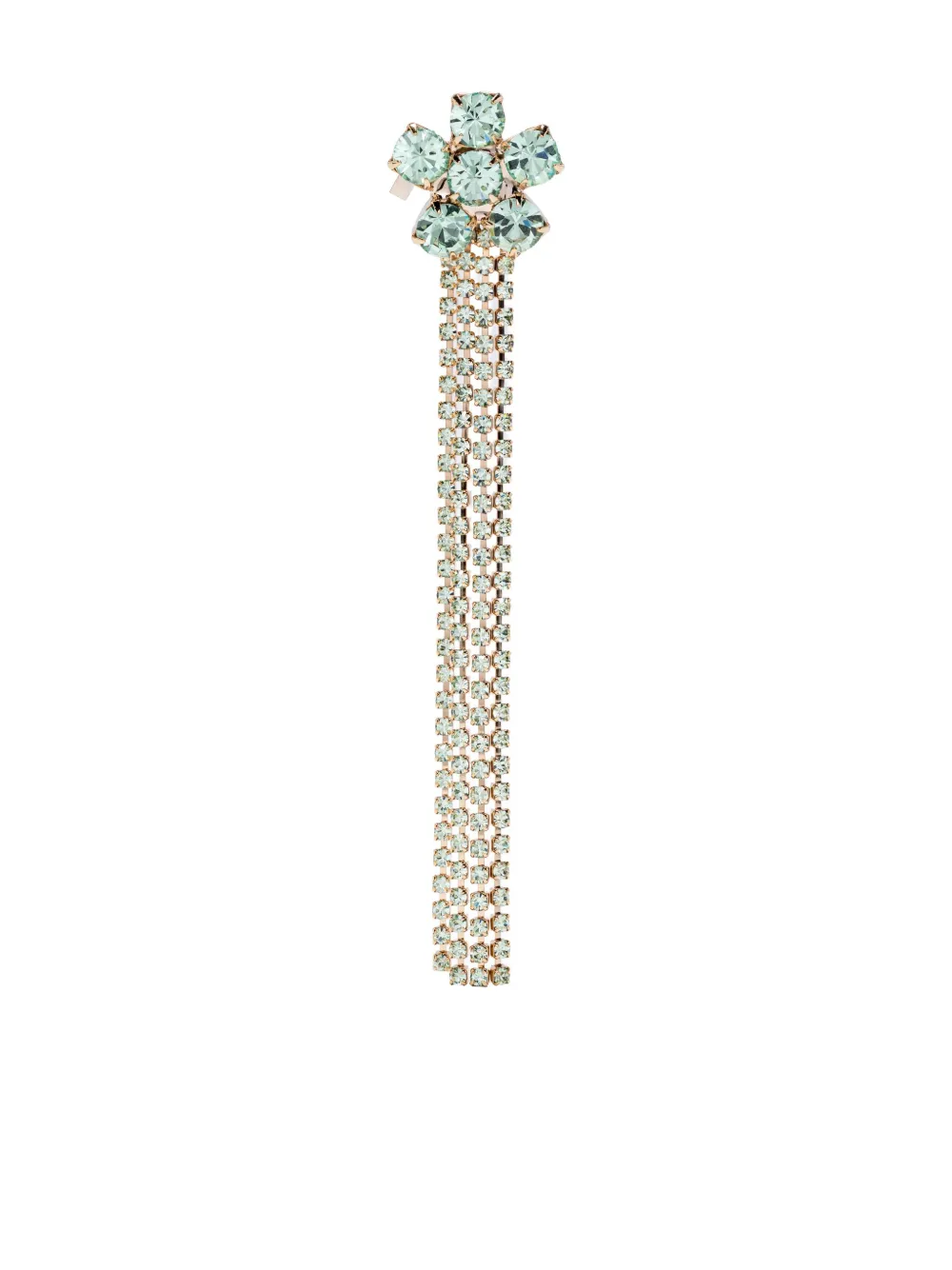 Rosantica Flower-cluster Chain Earrings In Metallic