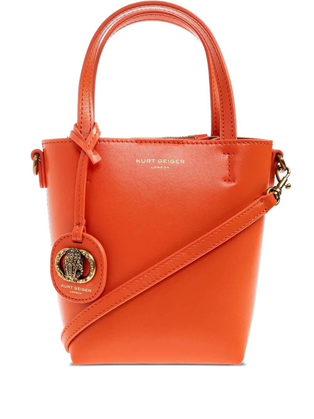Kurt Geiger London Chelsea verfraaide shopper Oranje