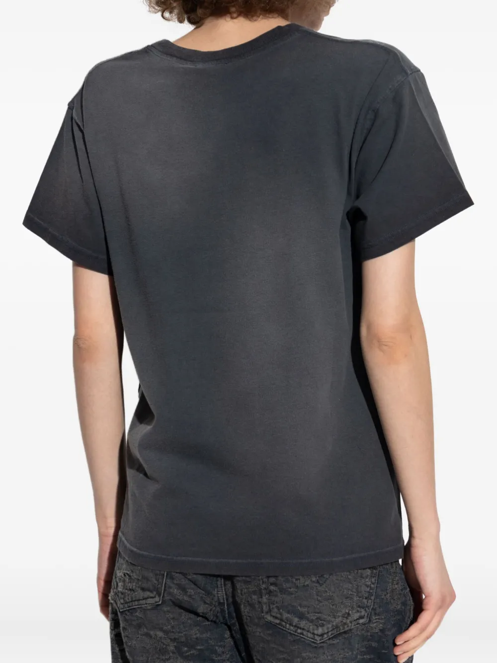 Diesel T-Marey-R2 T-shirt met grafische print Grijs