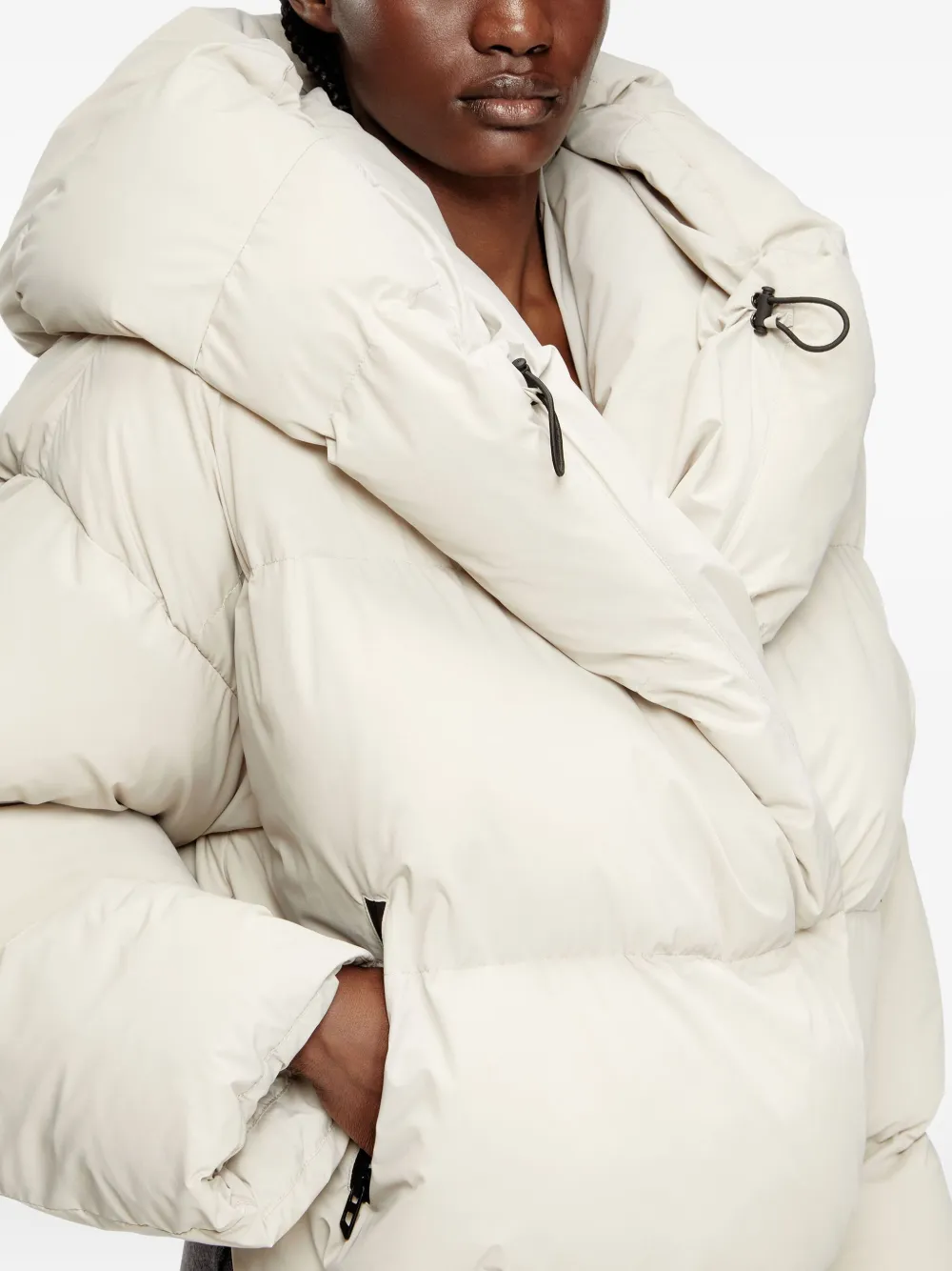 Diesel W-Iley-T1 wikkel donsjack met capuchon 7FE