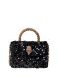 Kurt Geiger London mini Kensington sequin-embellished top-handle bag - Black