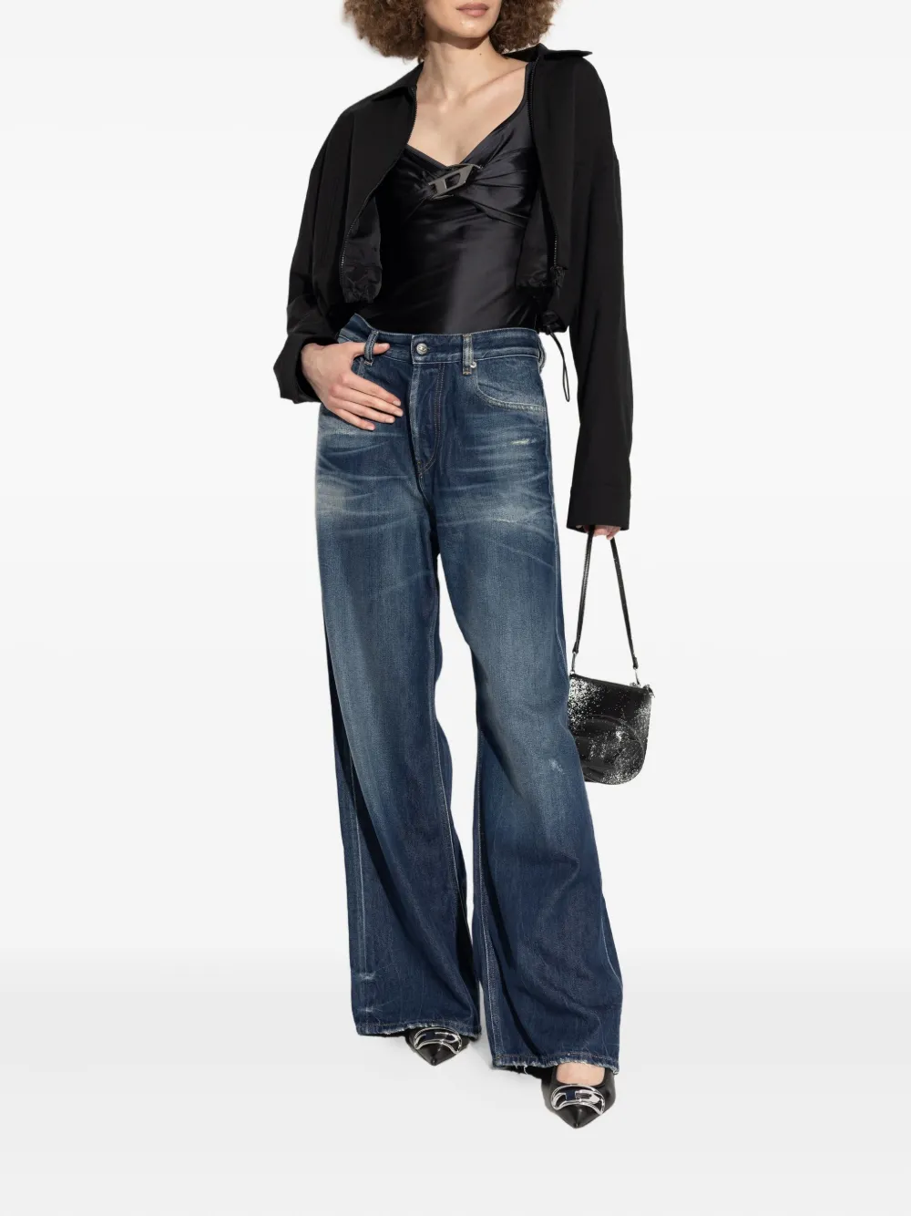 Diesel 1996 D-Sire distressed jeans - Blauw
