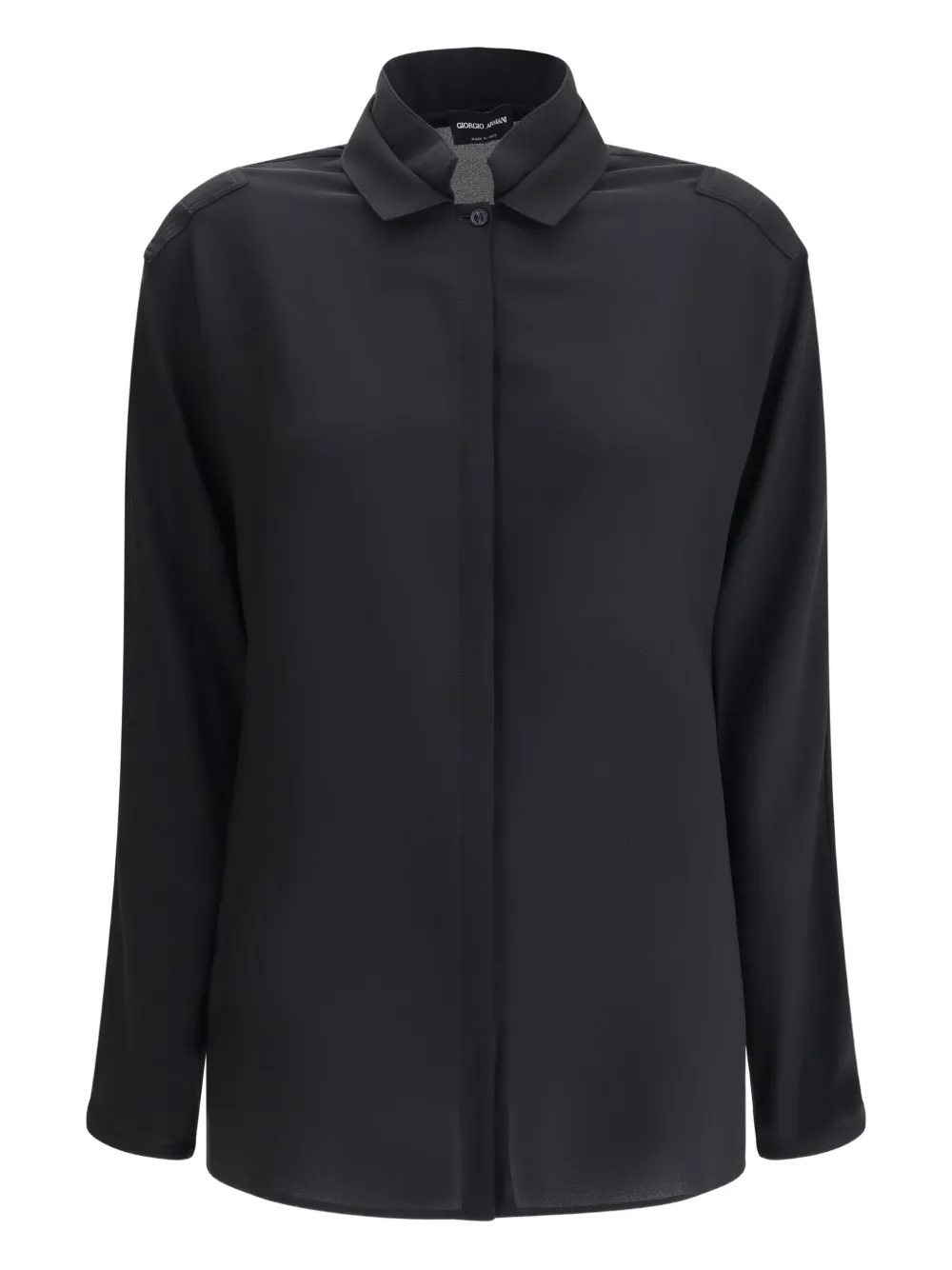 Giorgio Armani Blouse met lange mouwen Zwart
