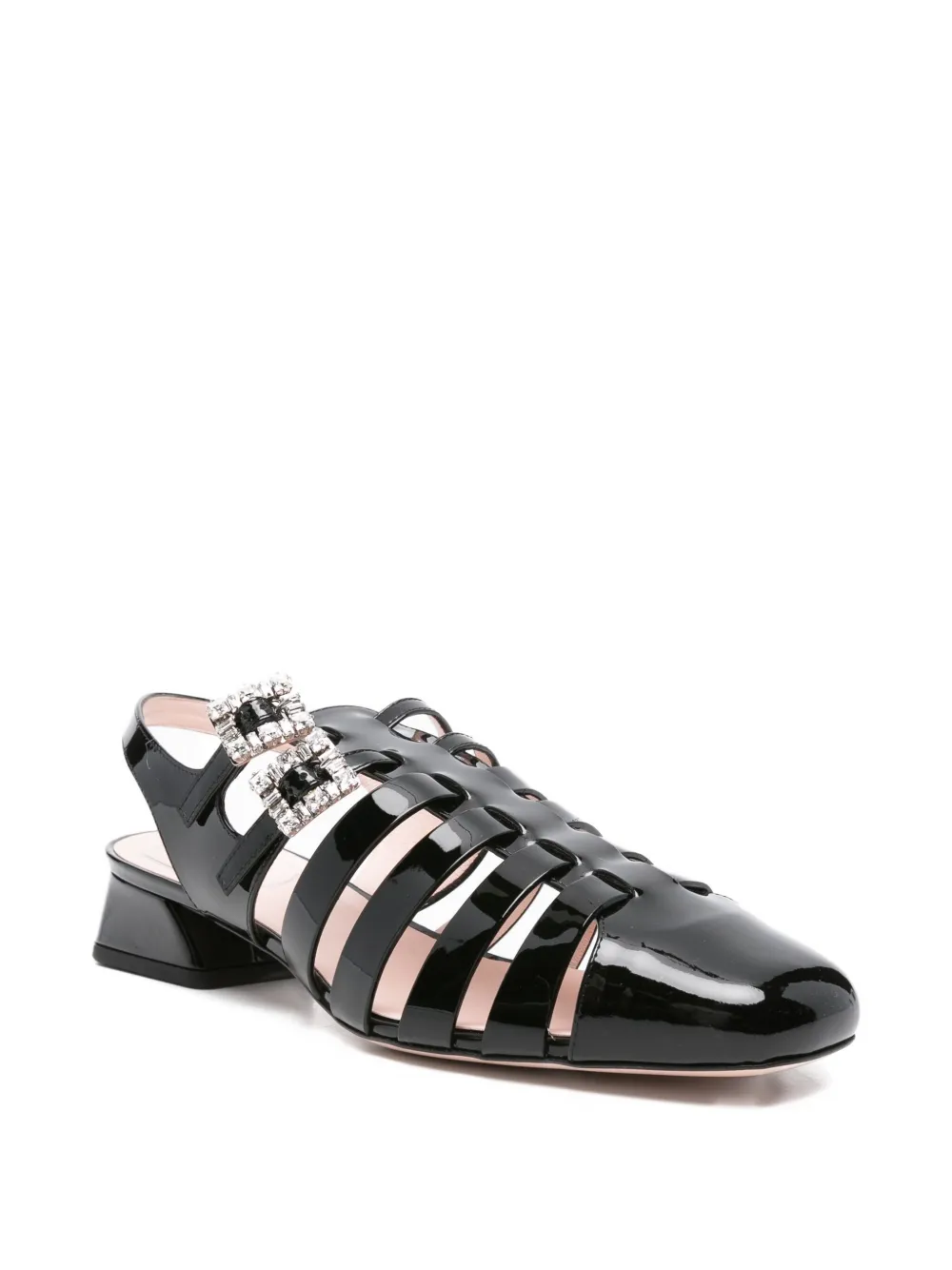 Roger Vivier 35mm Très Vivier crystal-embellished caged sandals | Heeled Sandals | Image 2