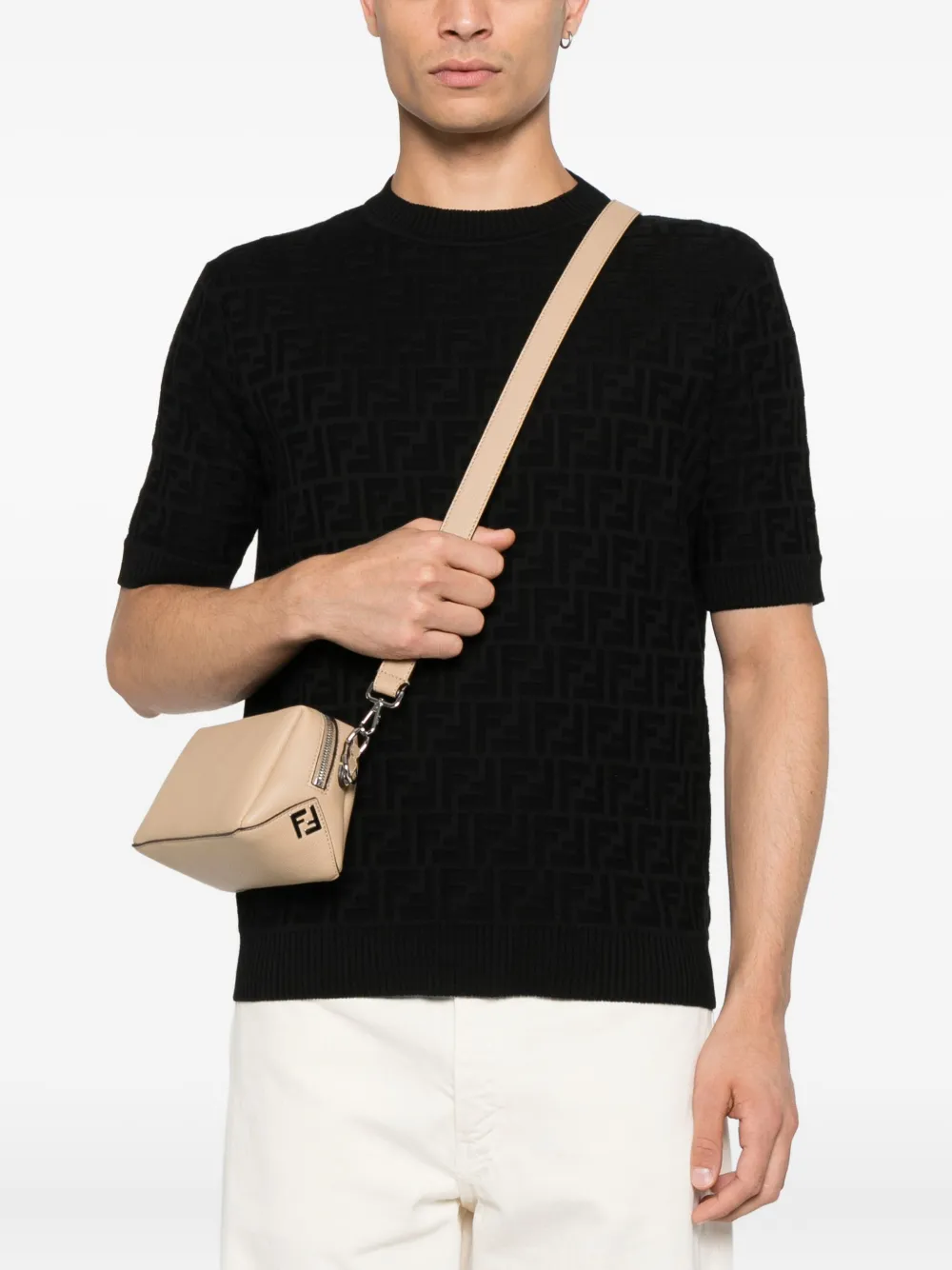 FENDI small Lui top-handle shoulder bag Beige