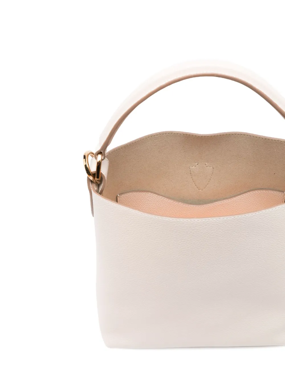 Tod's T Timeless leren mini bucket-tas Beige