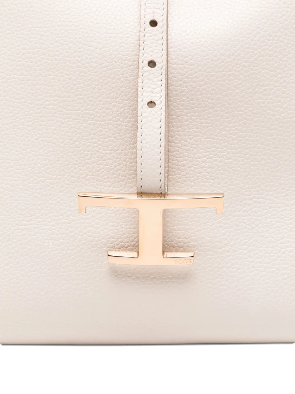 Tod's T Timeless leren mini bucket-tas Beige