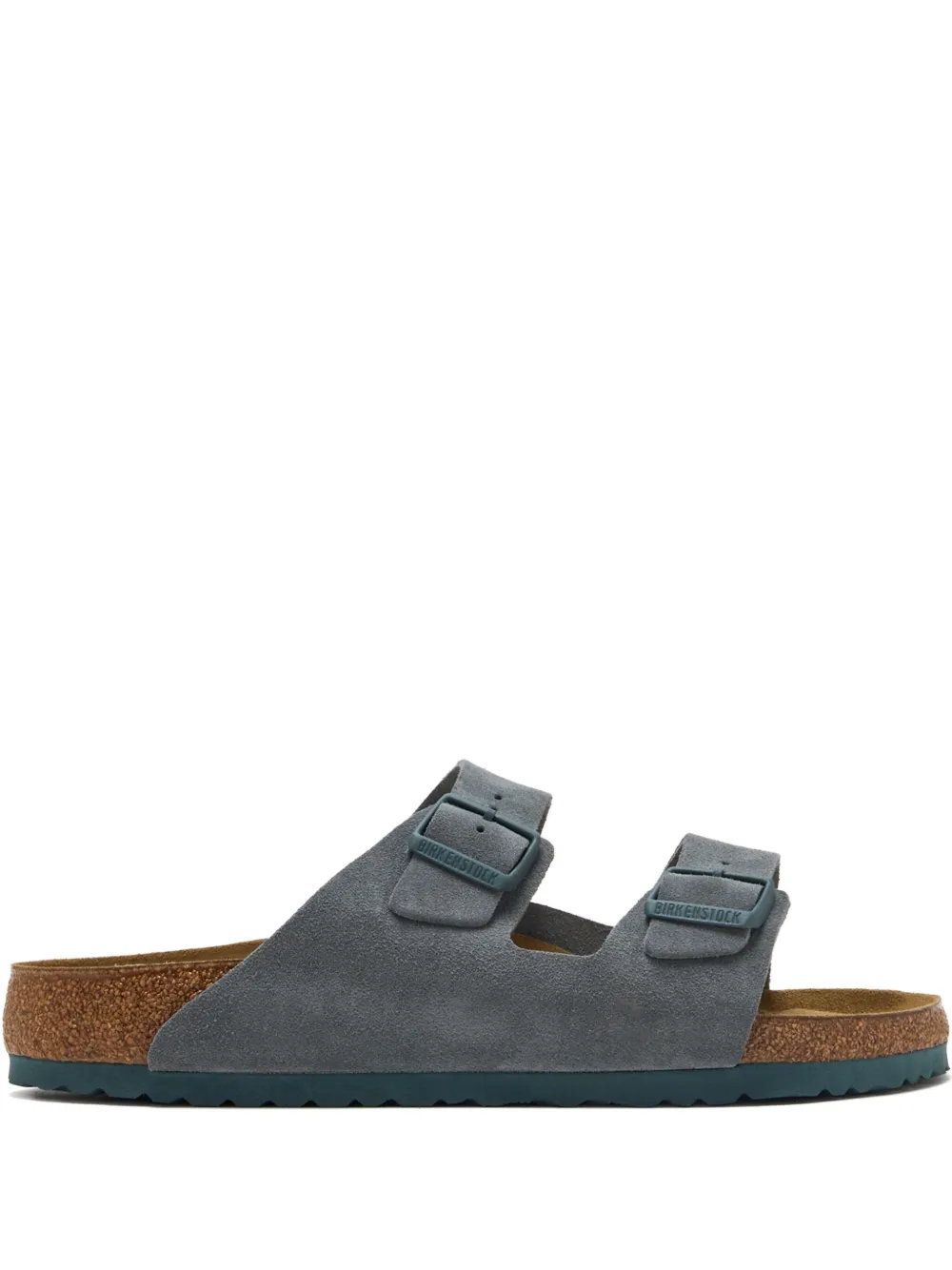 Birkenstock Arizona suede buckle sandals BASGRY BASALT GRAY