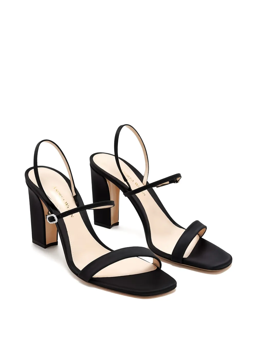 Andrea Wazen  85mm Hally Block crystal-buckle sandals | Heeled Sandals | Image 2
