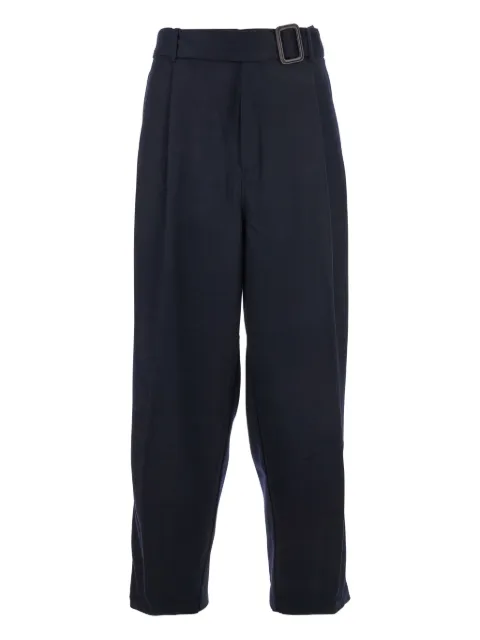 Emporio Armani pantalon plissé ceinturé