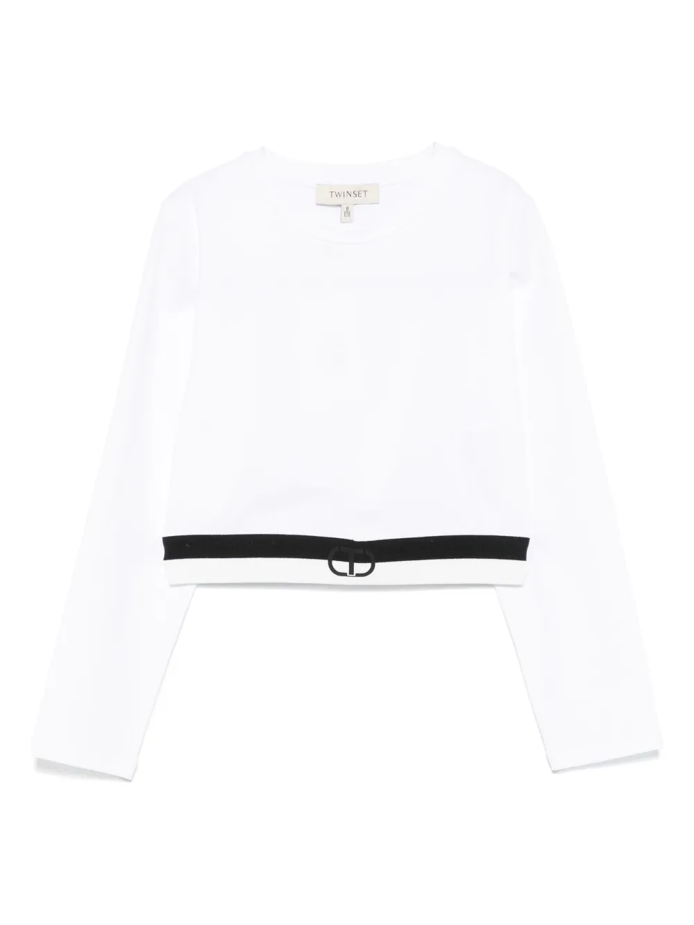 TWINSET Kids Sweater met lange mouwen Wit